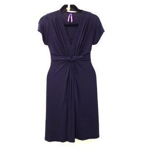 Seraphine navy blue dress